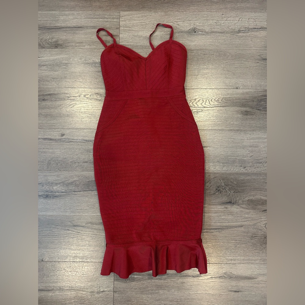 Windsor Red Midi Dress